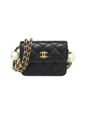 Chanel Chain Clutch Black